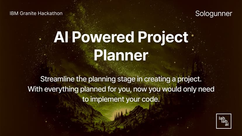 Ai powered Project Planner