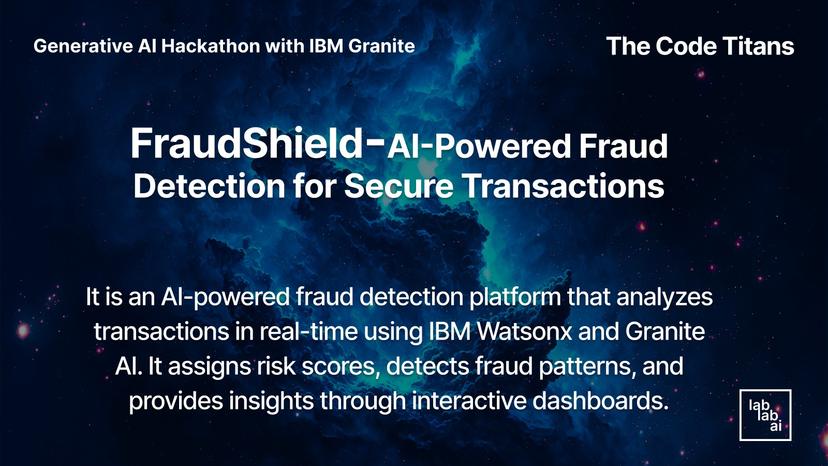 FraudShield-AI powered fraud detection System
