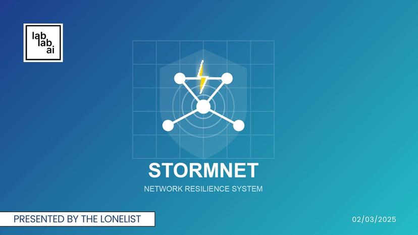 StormNet Network Resilience System