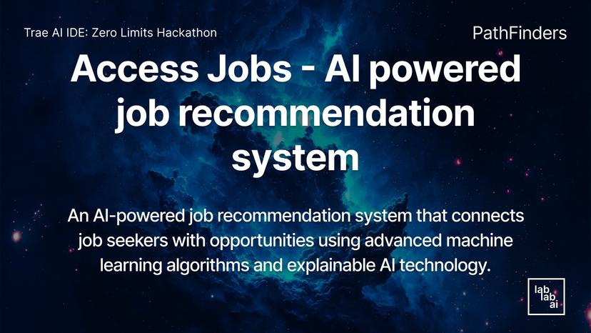 Access Jobs - AI powered job recommendation system