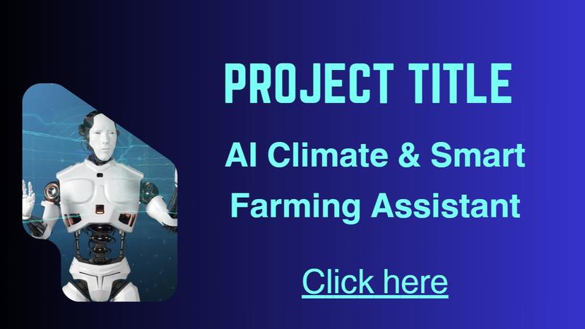AI Climate and Farming Assistant App