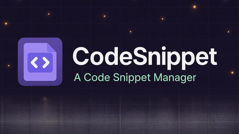 Code Snippet Manager