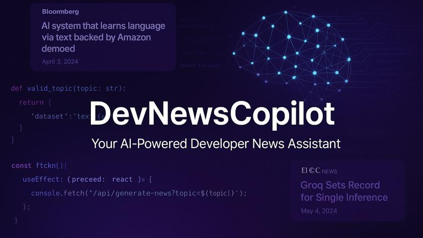 DevNewsCopilot Dev Summaries with Blackbox AI