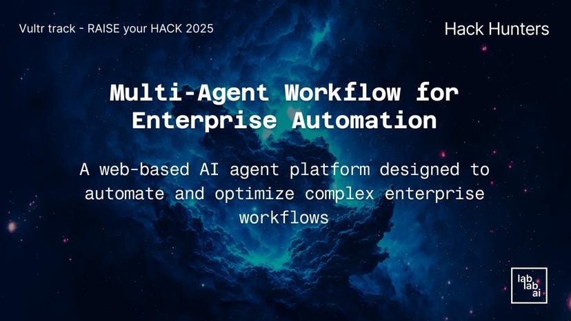 Multi-Agent Workflow for Enterprise Automation