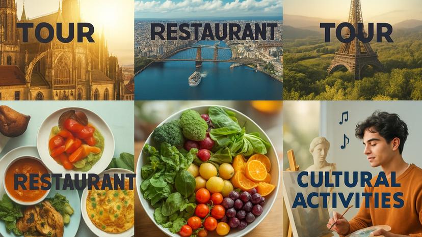 Travel Culture and Food AI mood