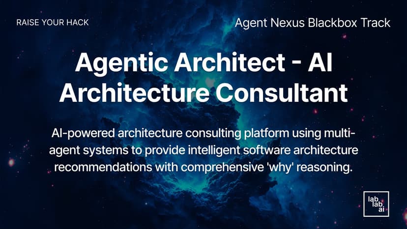 Agentic Architect - AI Architecture Consultant