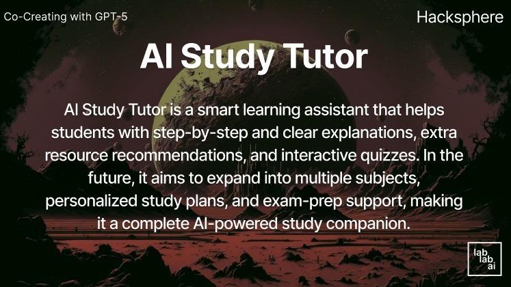 AI Study Tutor