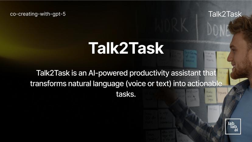 Talk2Task