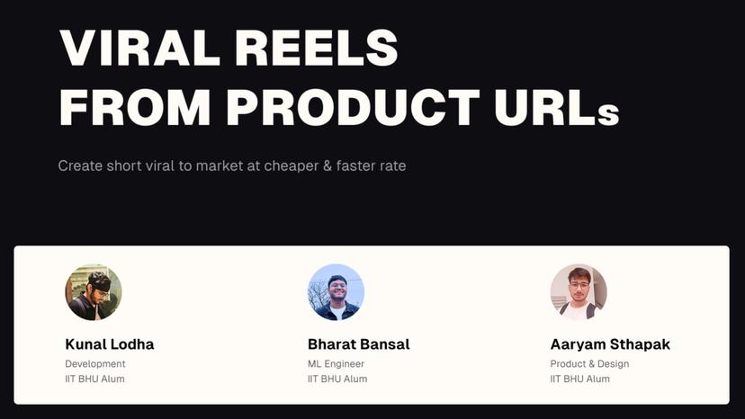 Marketing video generator