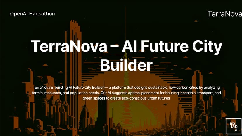 TerraNova AI Future City Builder