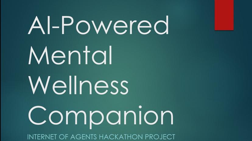 AI - Powered Mental Wellness Companion