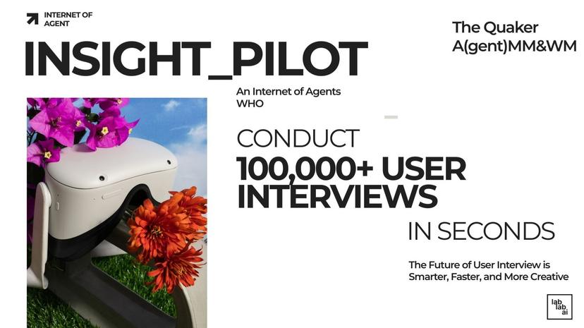 InsightPilot - Clone and Interview 100000 Users