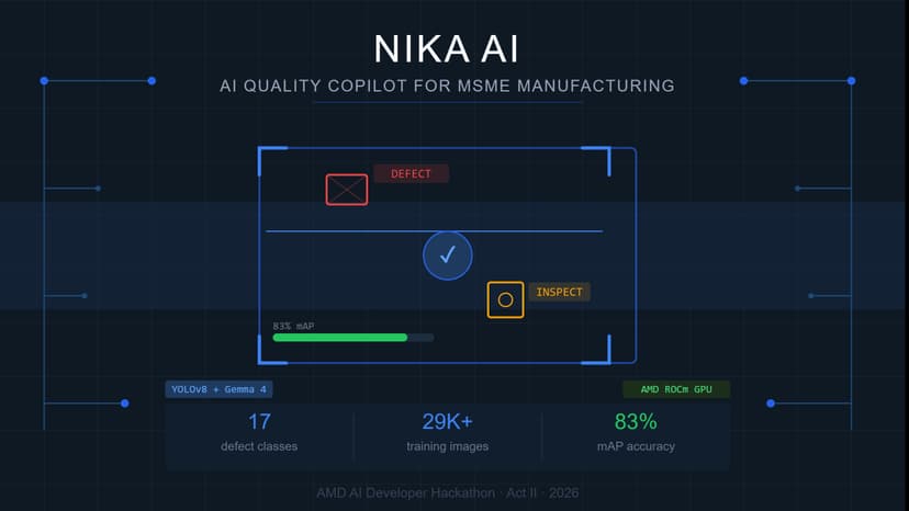 NikaAI — AI Quality Copilot for MSME Manufacturing