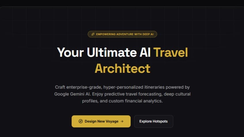 Voyage AI – Intelligent Travel Planning Assistant