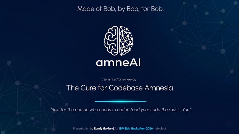 amneAI — A Cure for Codebase Amnesia