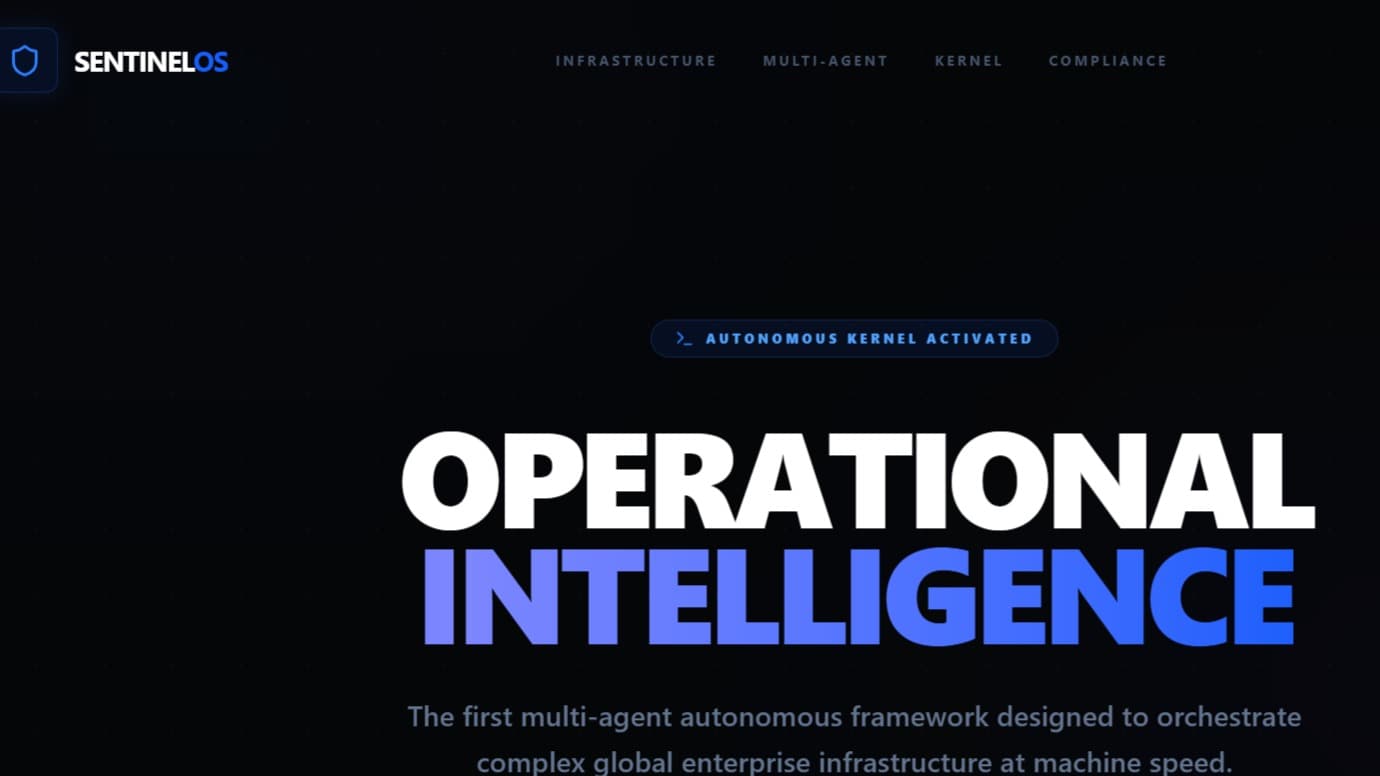 SentinelOS - The Enterprise operations Agent