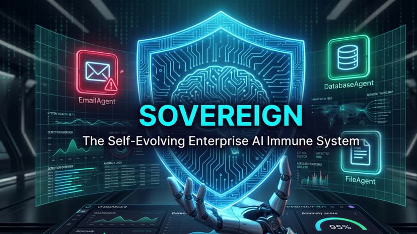 SOVEREIGN: Self-Evolving Enterprise AI Immune