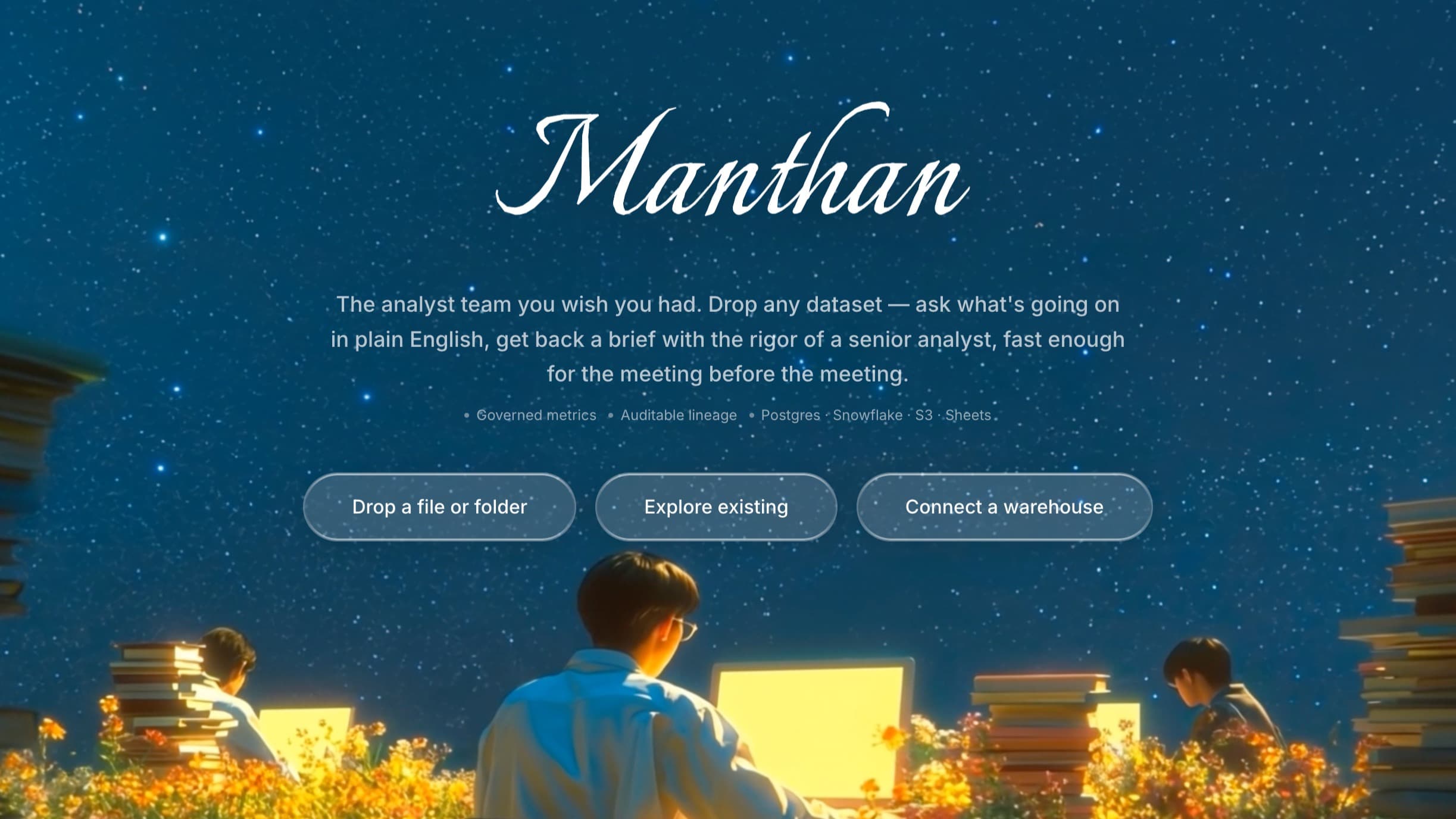 Manthan - Open-source BI analyst for enterprise