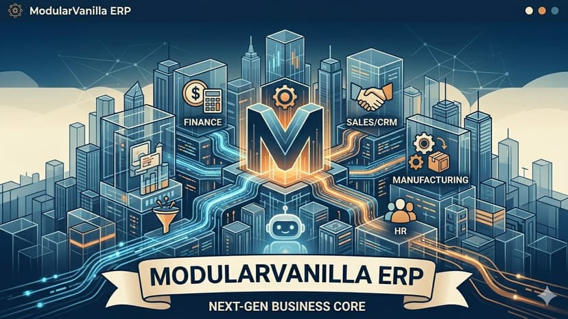 ModularVanilla ERP — Orchestrated by Agentic AI