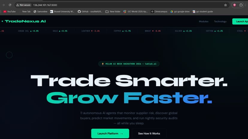 TradeNexus AI — Autonomous Trade Intelligence
