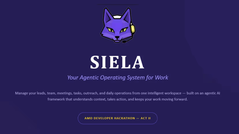 Siela - The AI Operating System for Modern Teams.