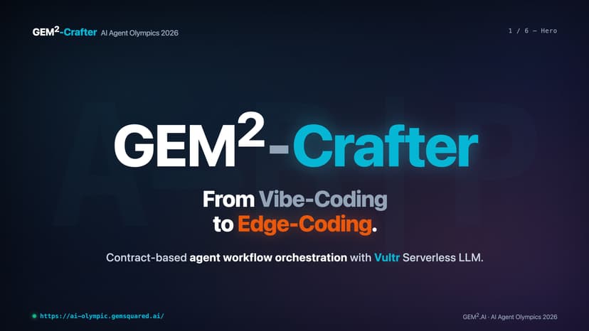 GEM²-Crafter: Edge-Coding Orchestrator