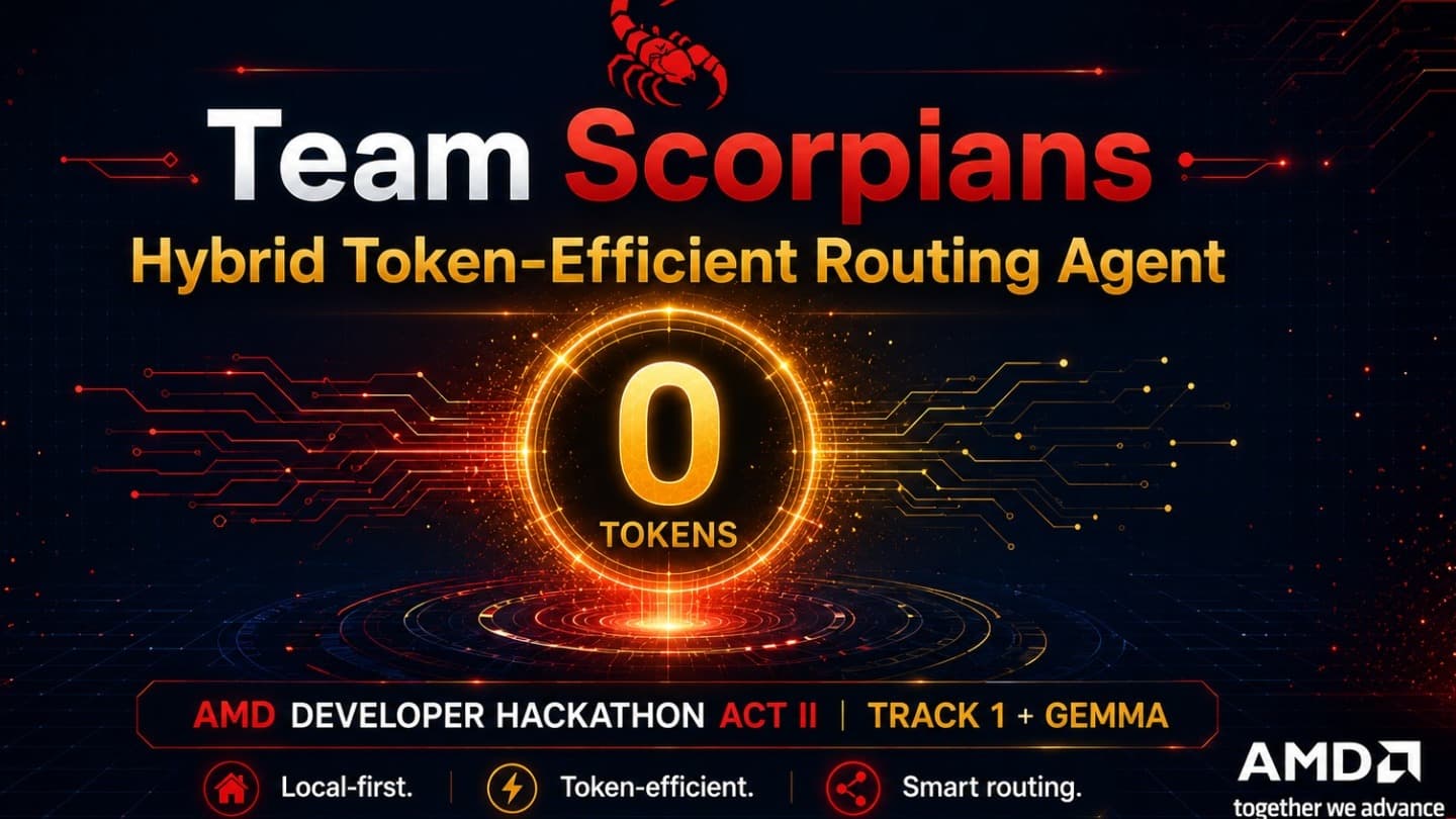Team Scorpians – Zero-Token Hybrid Routing Agent