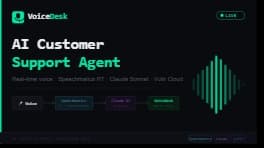 VoiceDesk AI Support Agent