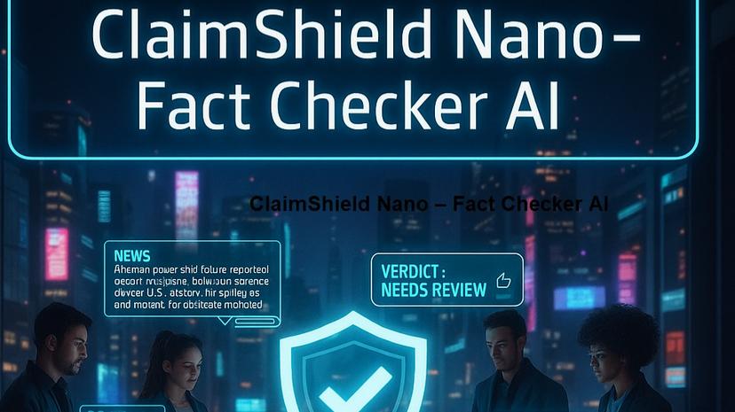 ClaimShield Nano On-Device AI Fact-Checker