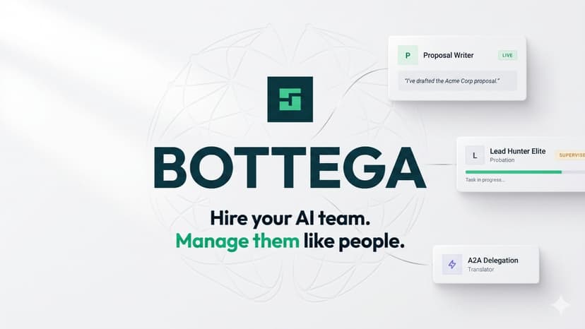 Bottega: Autonomous Multi-Agent Workforces for SMB
