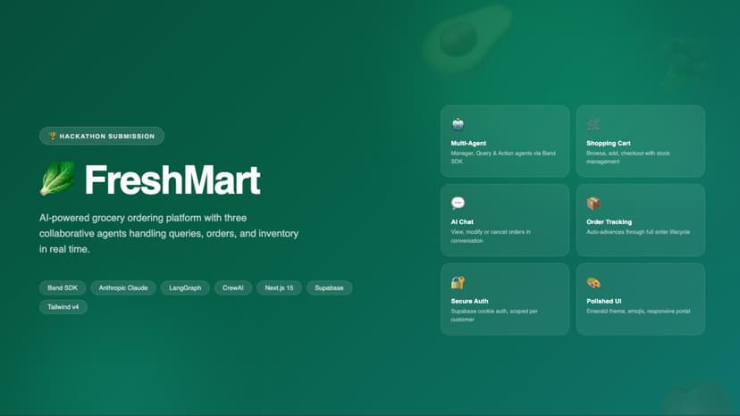 FreshMart: A Multi-Agent Grocery Experience