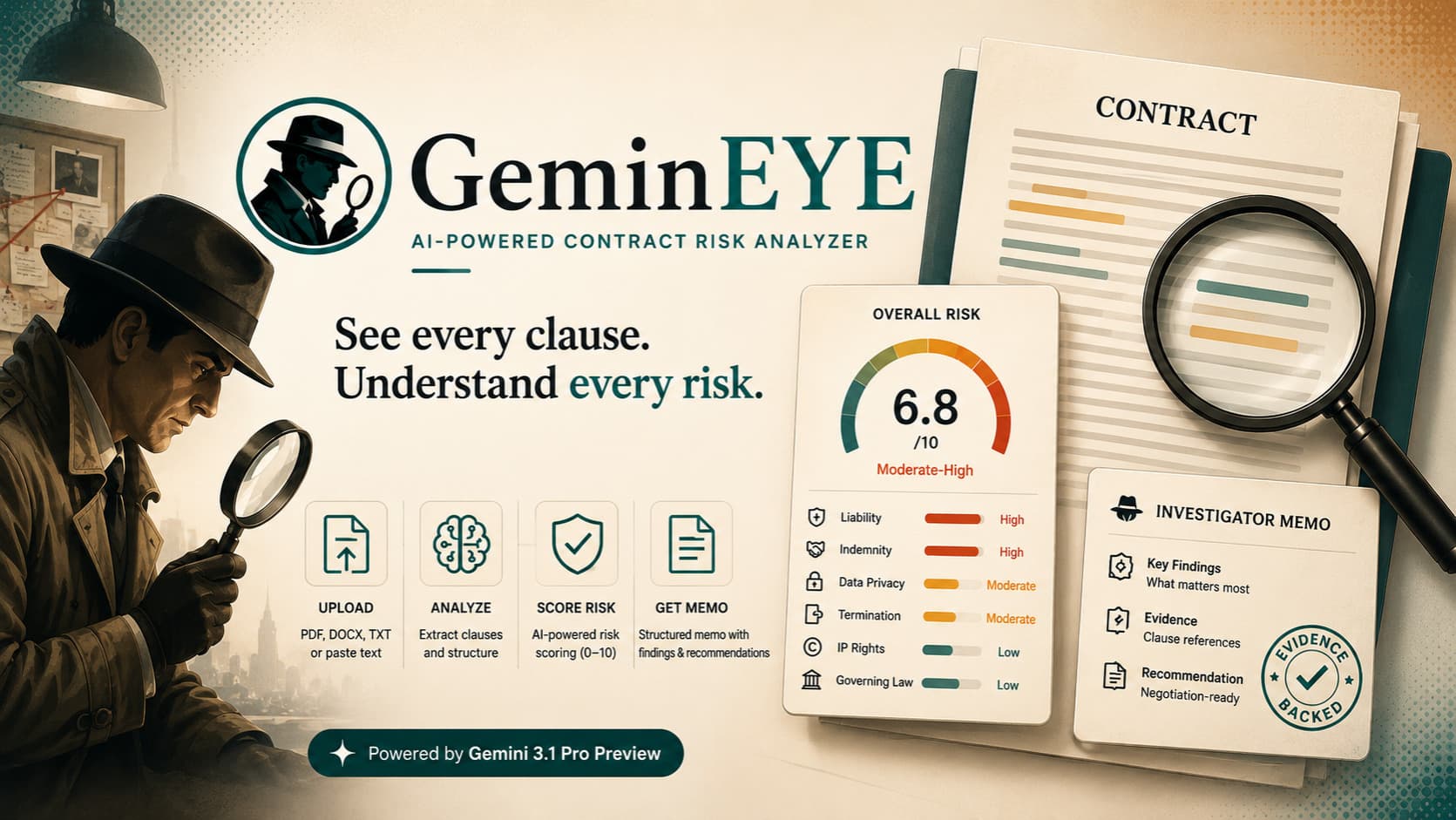GeminEYE- AI Contract Risk Investigator