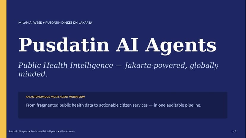 Pusdatin AI Agents: Public Health Intelligence