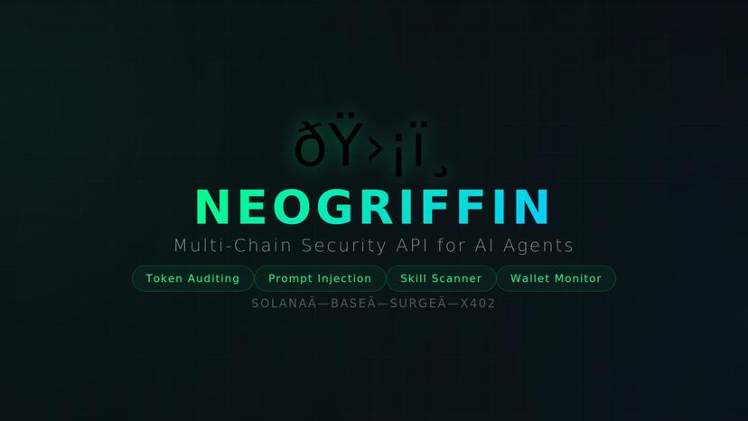 NeoGriffin Security API for AI Agents
