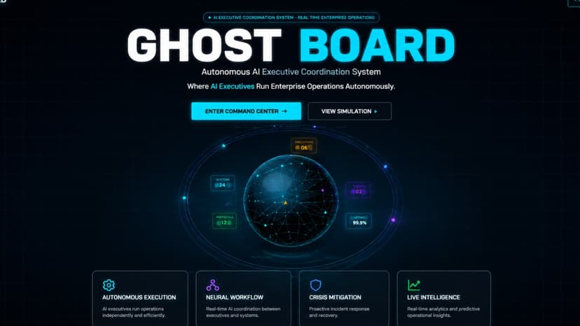 GHOST BOARD — Autonomous AI Command Center