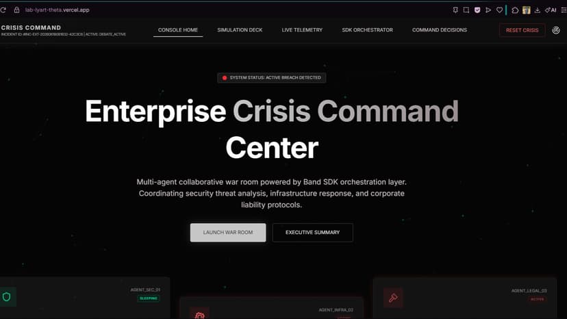 Enterprise Crisis Command Center