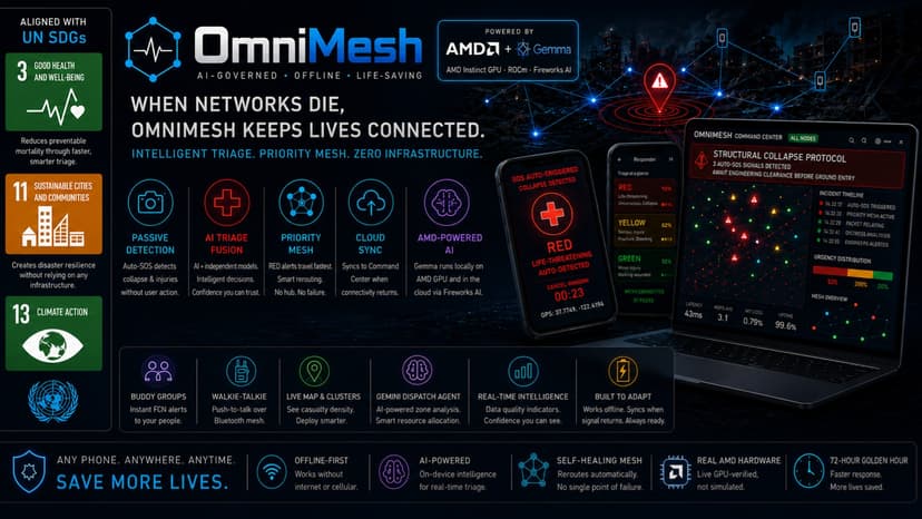 OmniMesh: The Phone That Calls for Help Itself
