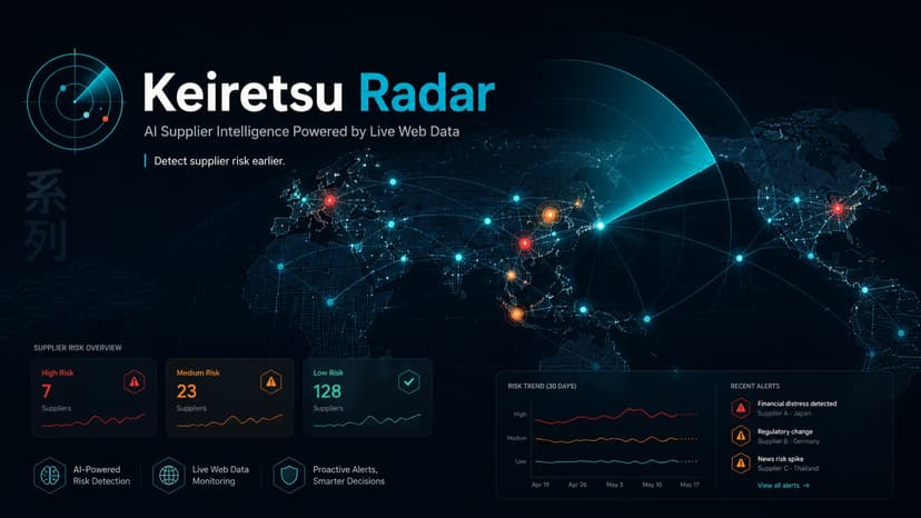 Keiretsu Radar: AI Supplier Risk Map