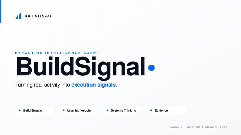 BuildSignal — Execution Intelligence Agent