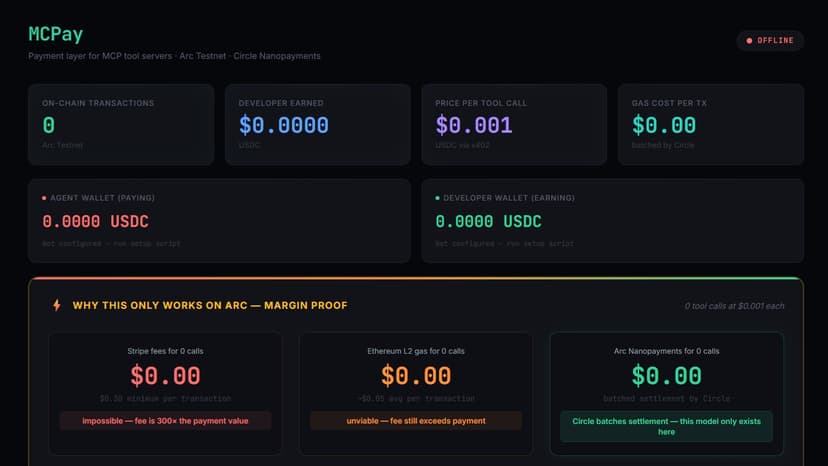 MCPay — Payment Layer for MCP Tool Servers