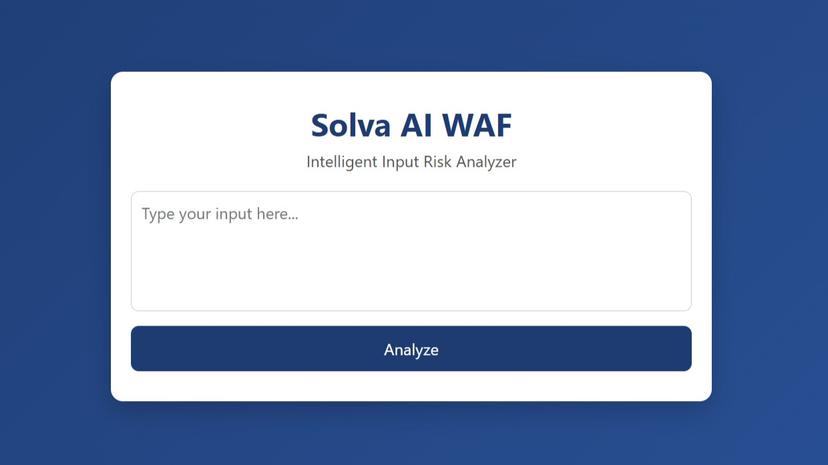 AI Web Application Firewall