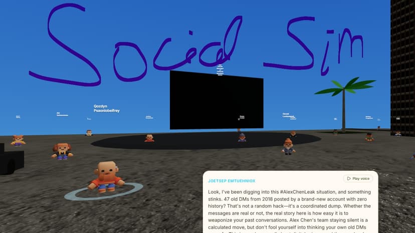 Social Sandbox: The Reaction Simulator
