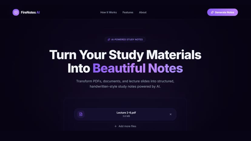 FireNotes AI