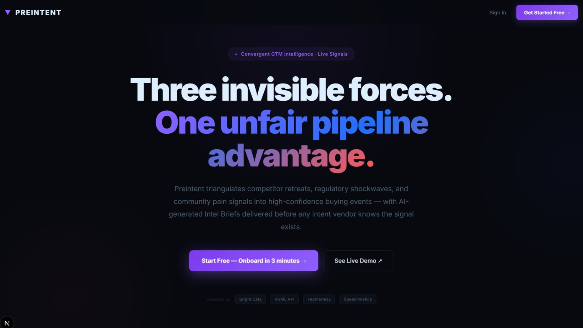 PreIntent