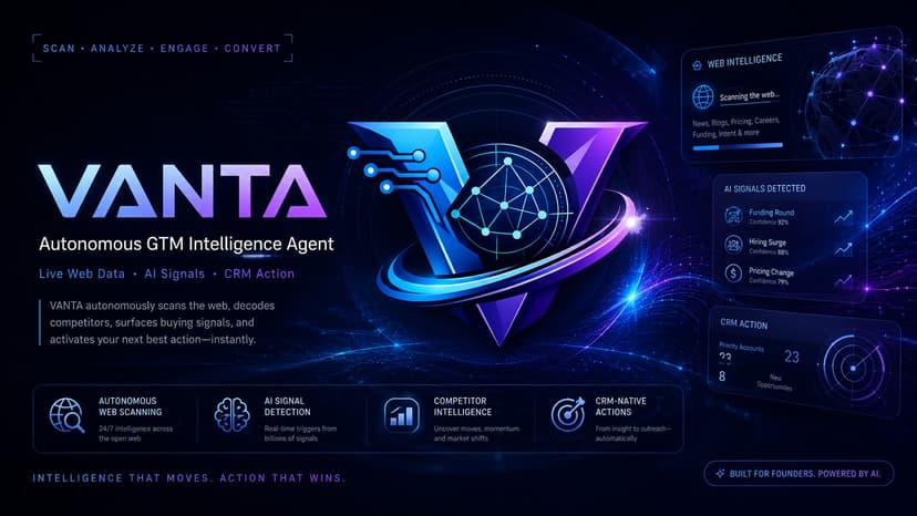 VANTA: Autonomous GTM Intelligence Agent