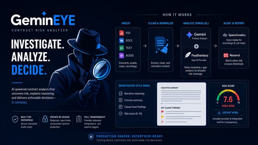 GeminEYE-V2 - AI Contract Risk Analyzer