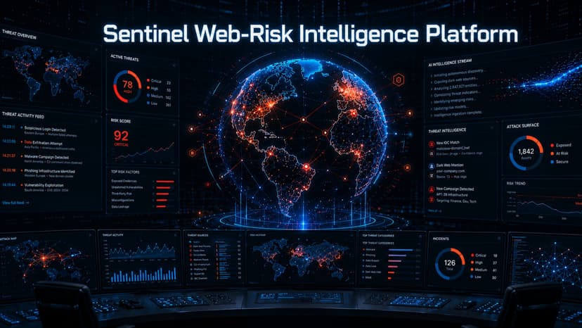 Sentinel Web-Risk Intelligence Platform