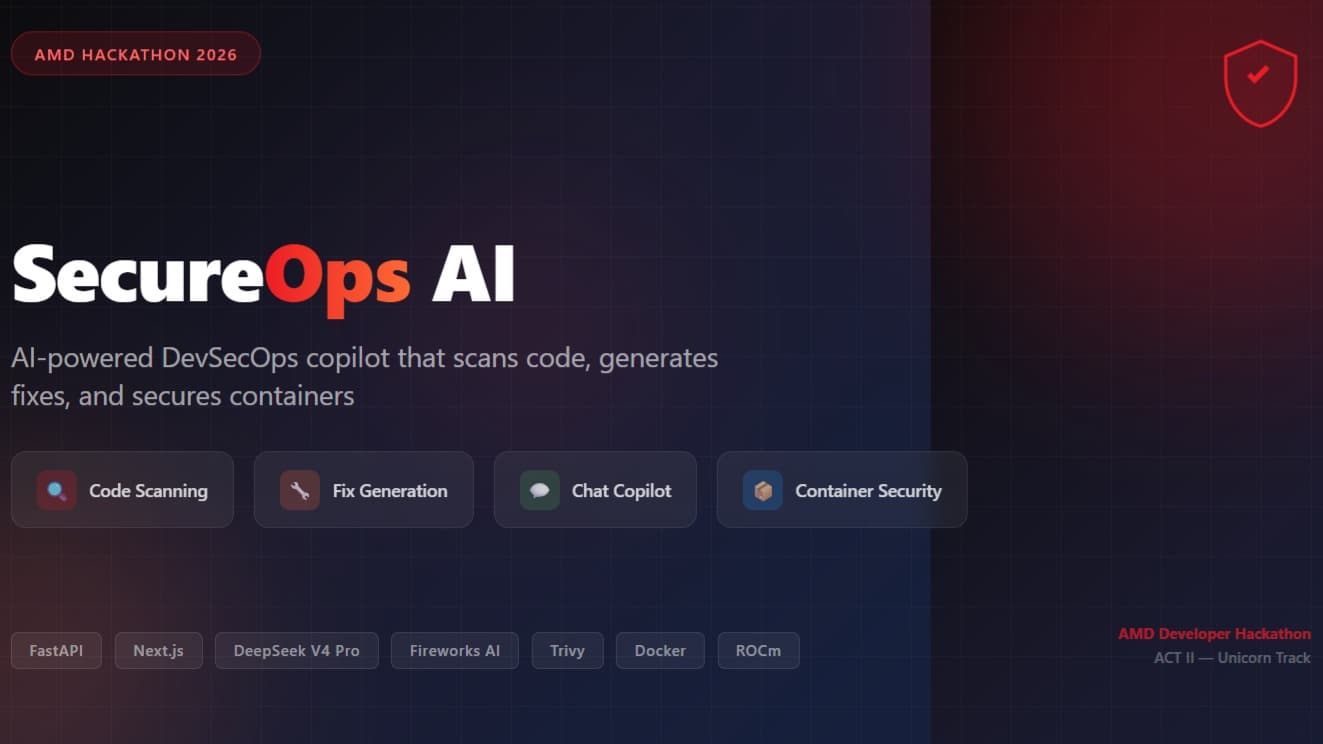 SecureOps AI — AI-Powered DevSecOps Copilot