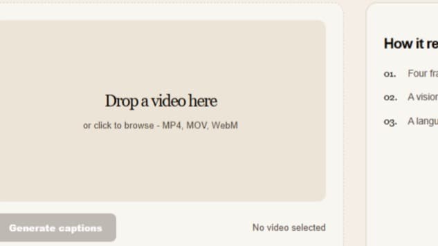 Video Caption Generator