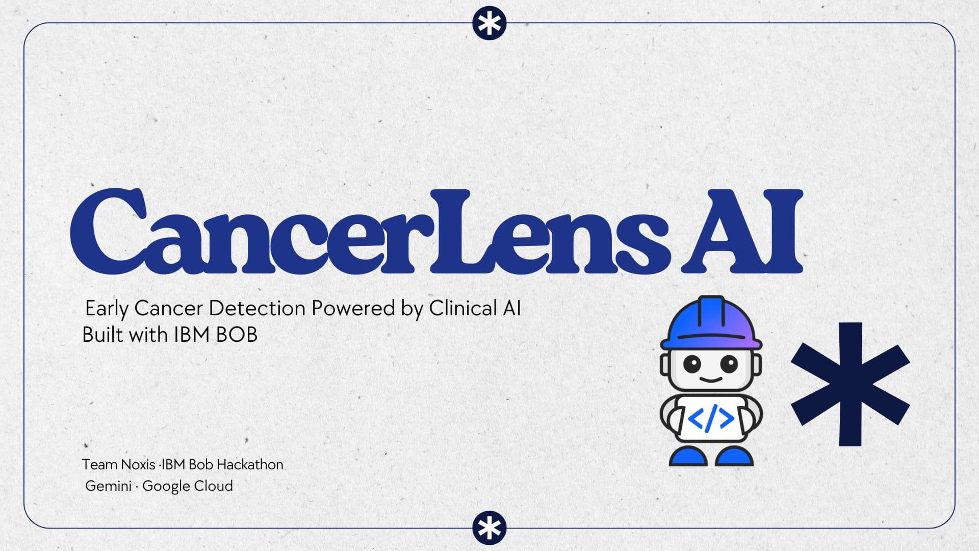 CancerLens AI β Cancer Detection AI